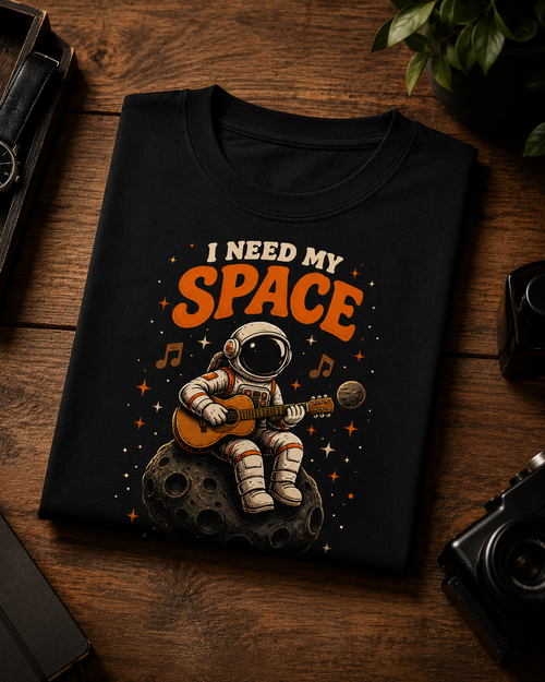 I Need My Space Astronaut Oversized T-Shirt